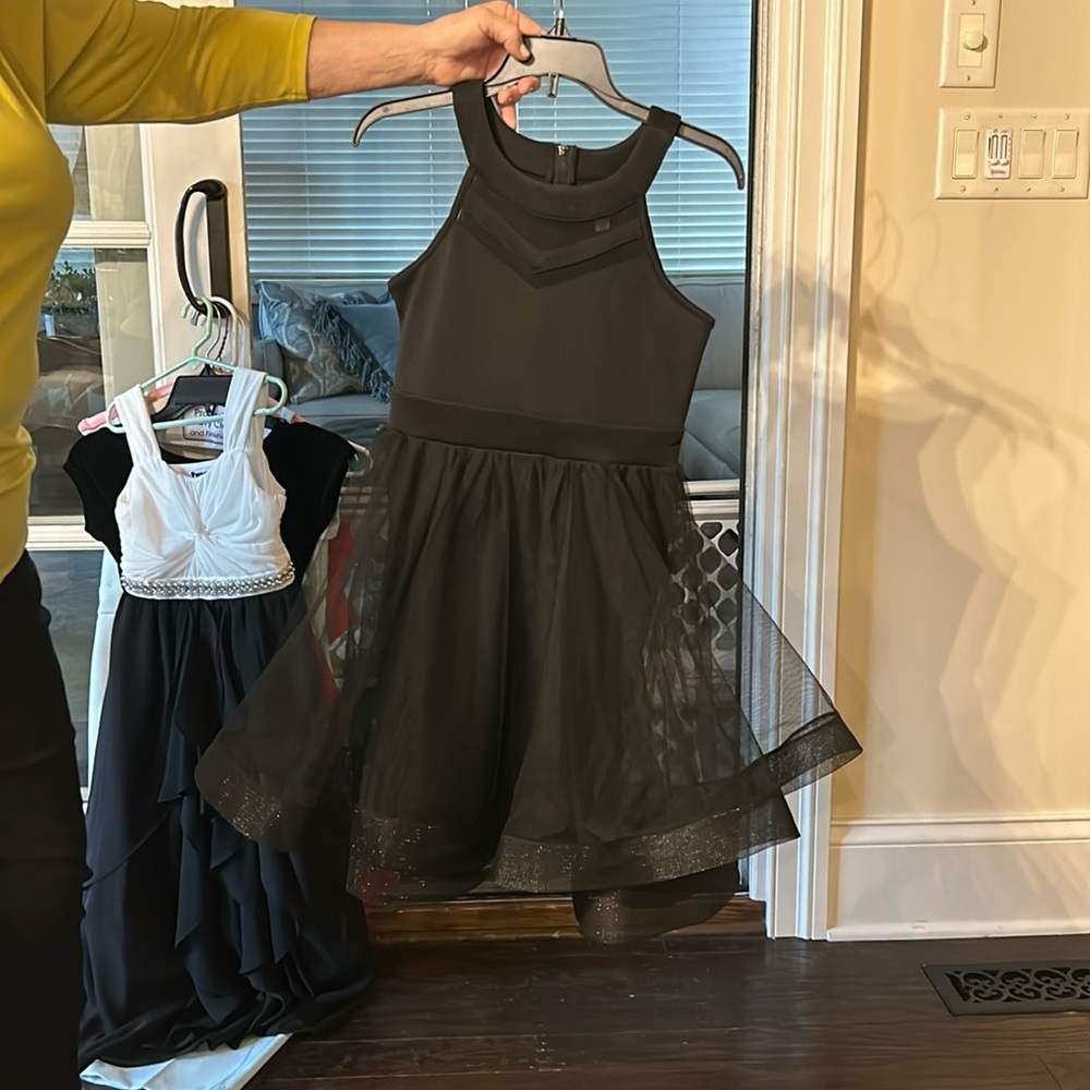 Kids size 10 black dress
